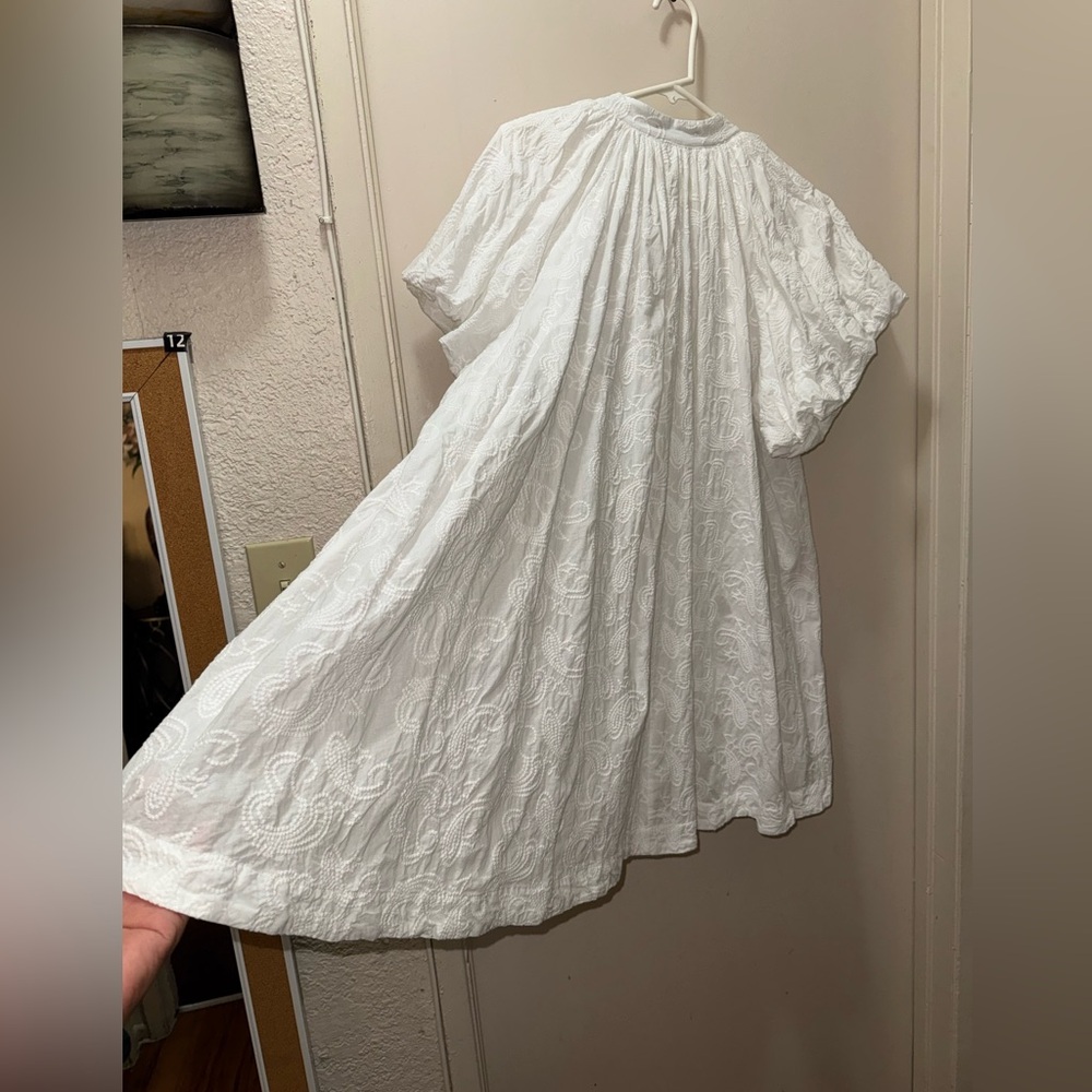 Beulah styles White Button-Down Blouse - image 5